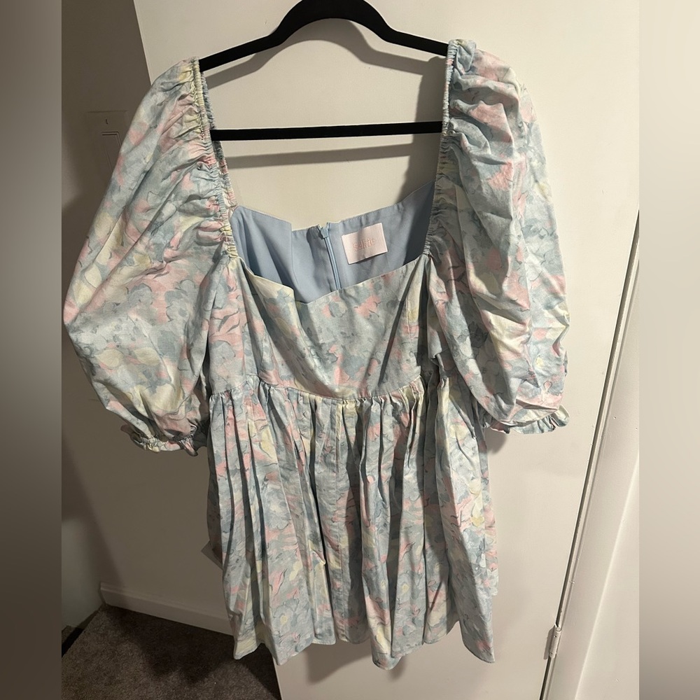 Selkie 3X Monet puff dress